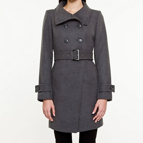 Cashmere Like Funnel Neck Coat - Picture 1 of 1